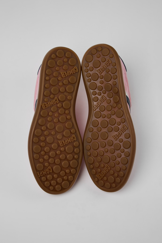 Camper Pelotas Soller - Mehrfarbige Sneaker aus Nubukleder für Damen.