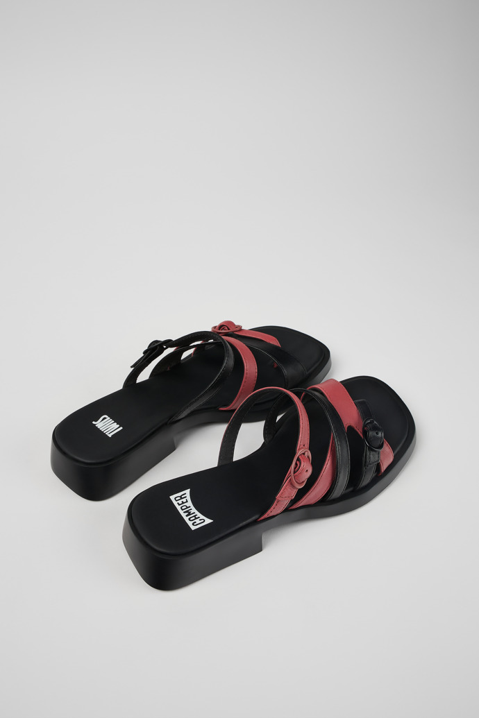 Camper Twins - Mehrfarbige offene Ledersandalen für Damen