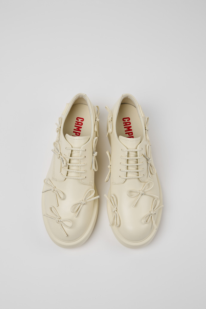 Camper Dean - Weißer Frauenschuh aus Leder.