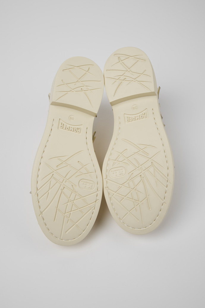 Camper Dean - Weißer Frauenschuh aus Leder.