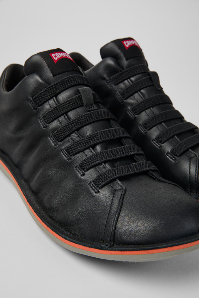 Camper Beetle HYDROSHIELD® - Schwarzer Ledersneaker