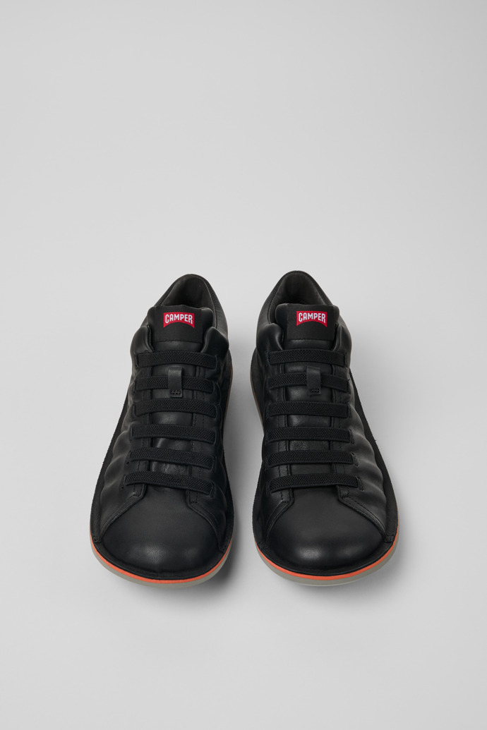 Camper Beetle HYDROSHIELD® - Schwarzer Ledersneaker