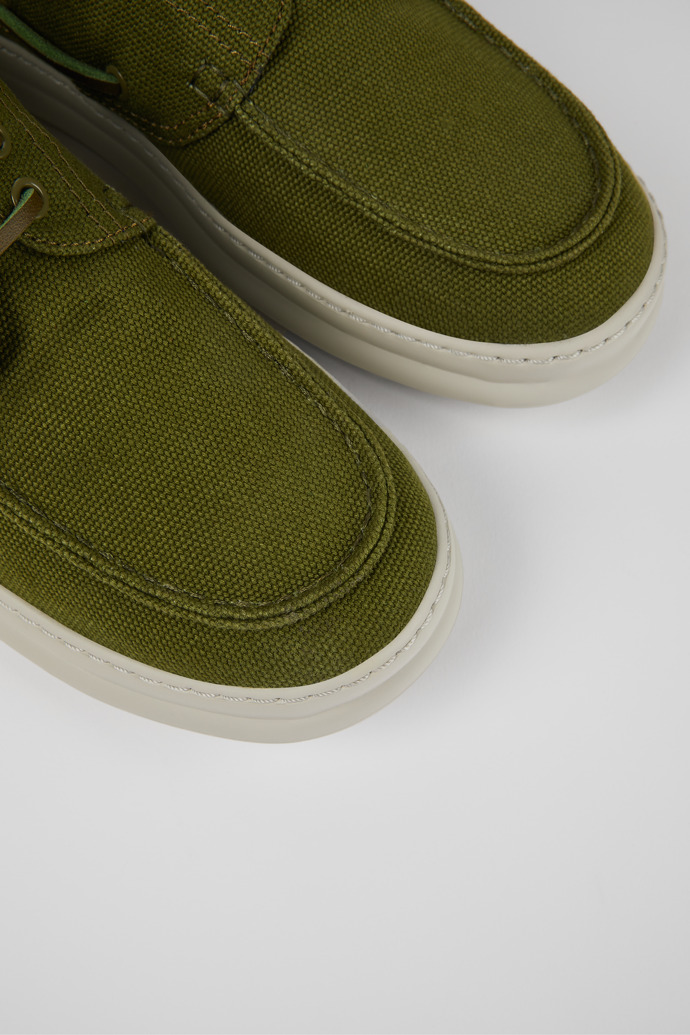 Camper Runner - Grüner Bootsschuh aus Textil für Herren