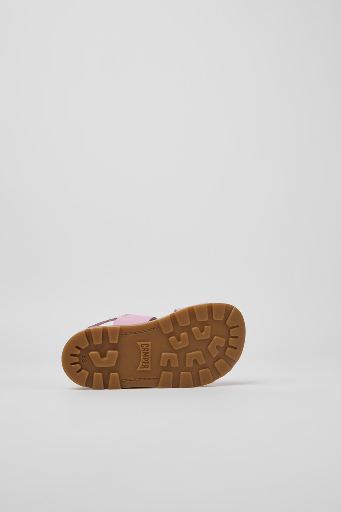 Camper Brutus Sandal - Rosa Mädchensandale aus Leder