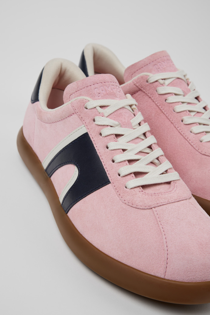 Camper Pelotas Soller - Mehrfarbiger Herrensneaker aus Nubukleder und Leder.
