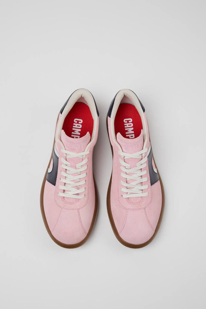 Camper Pelotas Soller - Mehrfarbiger Herrensneaker aus Nubukleder und Leder.