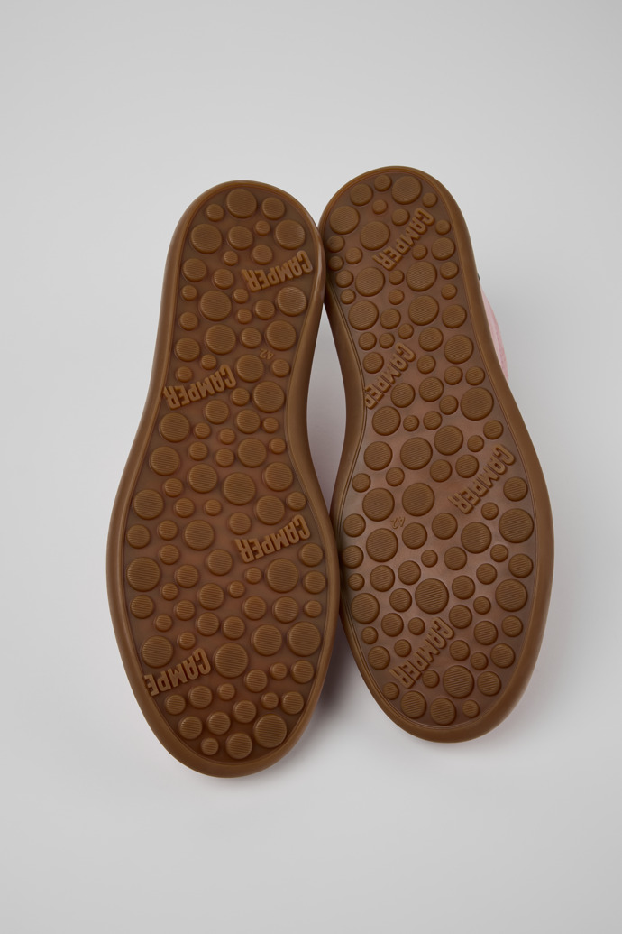 Camper Pelotas Soller - Mehrfarbiger Herrensneaker aus Nubukleder und Leder.