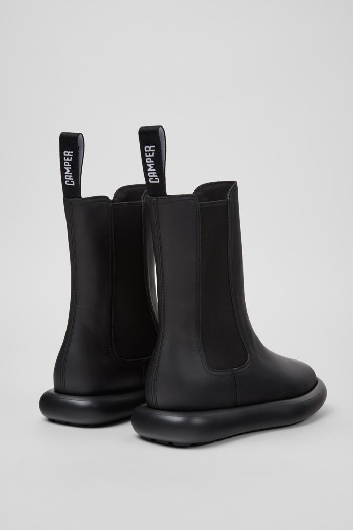 Camper Onda - Schwarze Lederstiefelette für Damen.