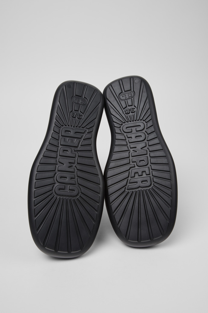 Camper Onda - Schwarze Lederstiefelette für Damen.