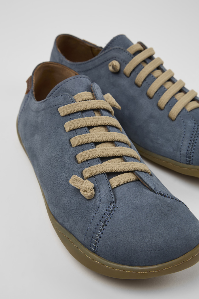 Camper Peu - Blauer Damenschuh aus Nubukleder
