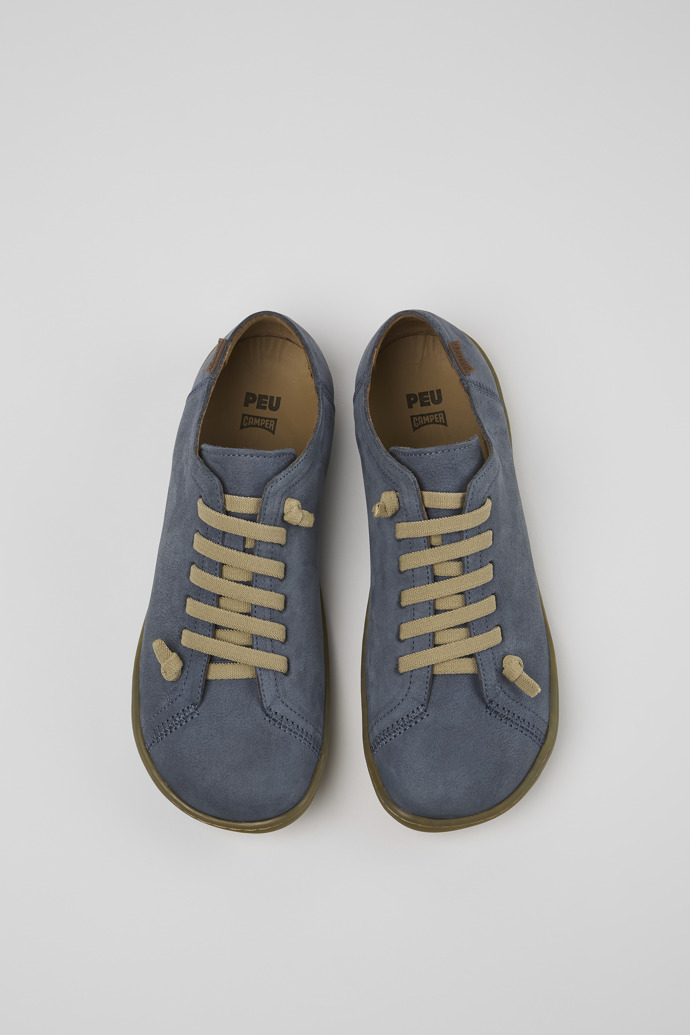 Camper Peu - Blauer Damenschuh aus Nubukleder