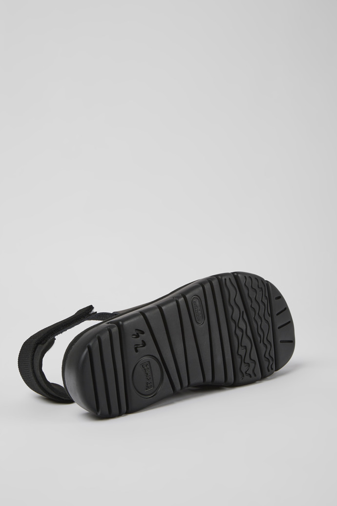 Camper Oruga - Braune Herrensandale aus Leder und Textil