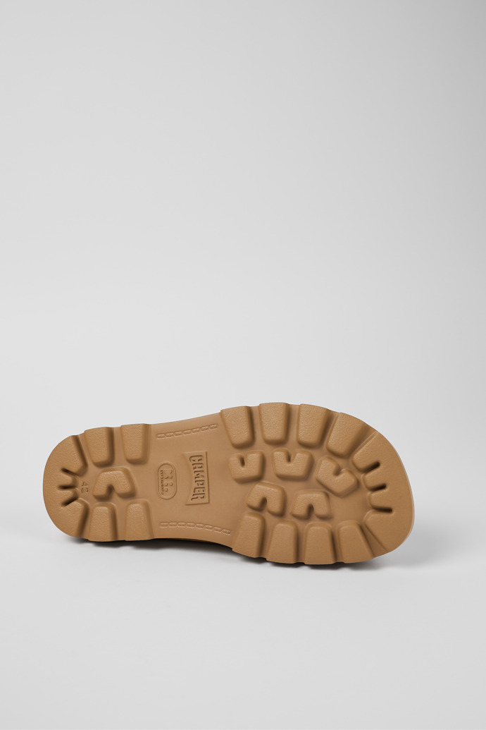 Camper Brutus Sandal - Beige Herrensandalen aus Nubukleder mit Kreuzriemen