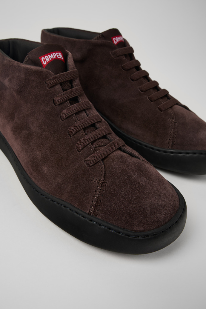 Camper Peu Touring - Brauner Herrensneaker aus Nubukleder