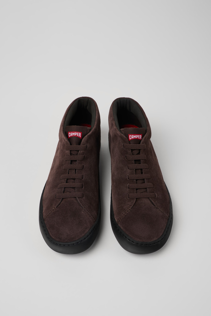 Camper Peu Touring - Brauner Herrensneaker aus Nubukleder